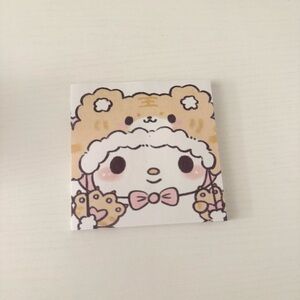 Sanrio my melody sticky note pad